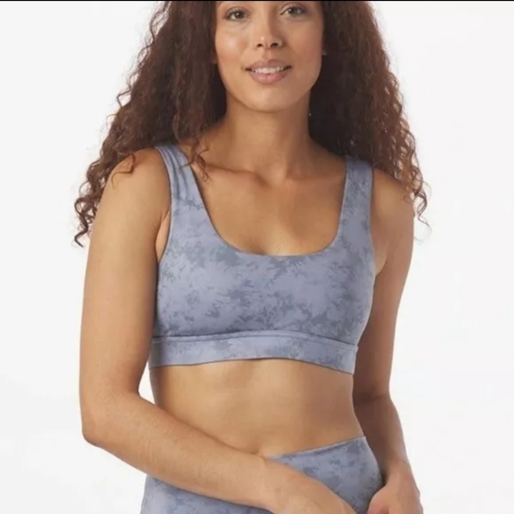 Glyder Purple Acid Splash Sports Bra (size S)